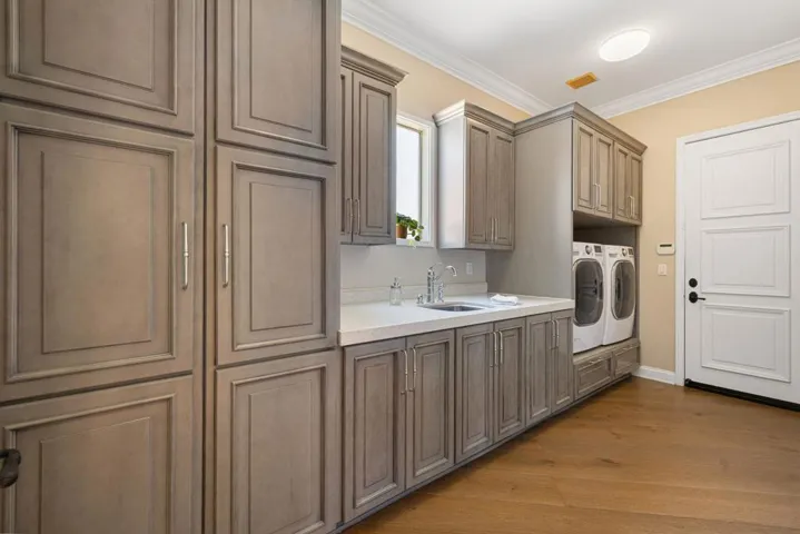 laundry with ample storage