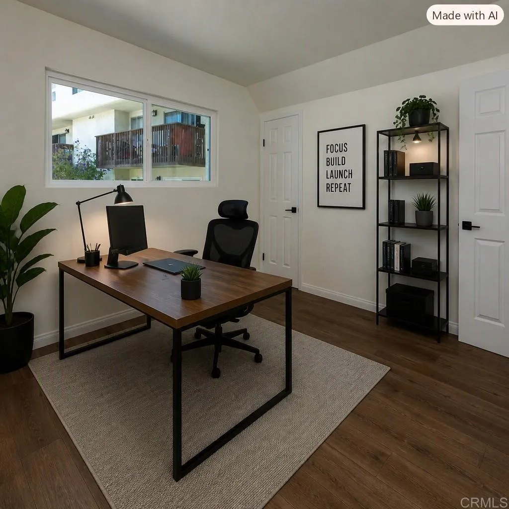 Furniture and decor shown are computer-generated for visualization purposes.