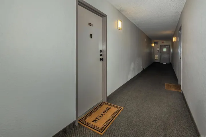 front entry to the unit