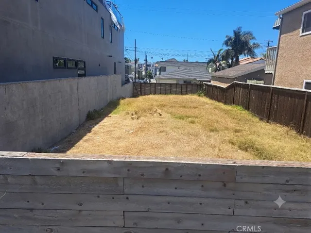 behind fence