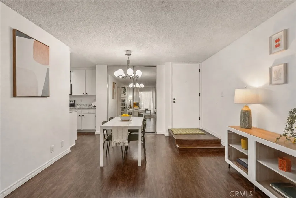 Entryway and dining area view