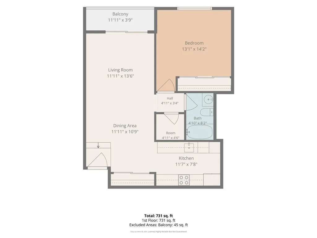 Floorplan with measurements