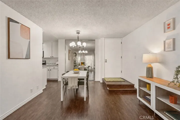 Entryway and dining area view