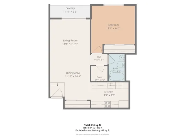 Floorplan with measurements