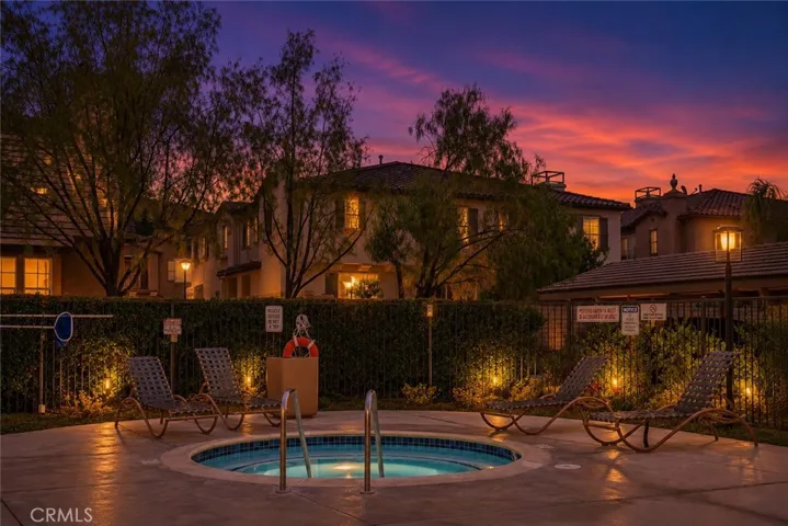 Community Pool,Twilight Virtual photo/ Ai photo