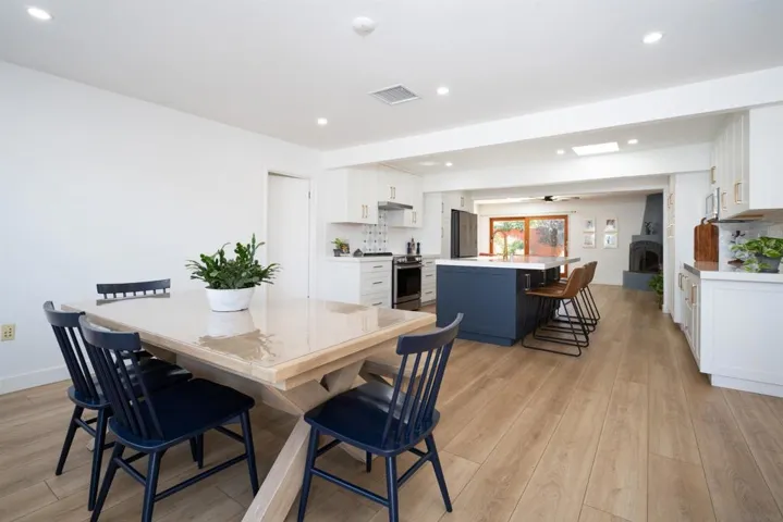 Open floor plan - dining, kitchen, family room.