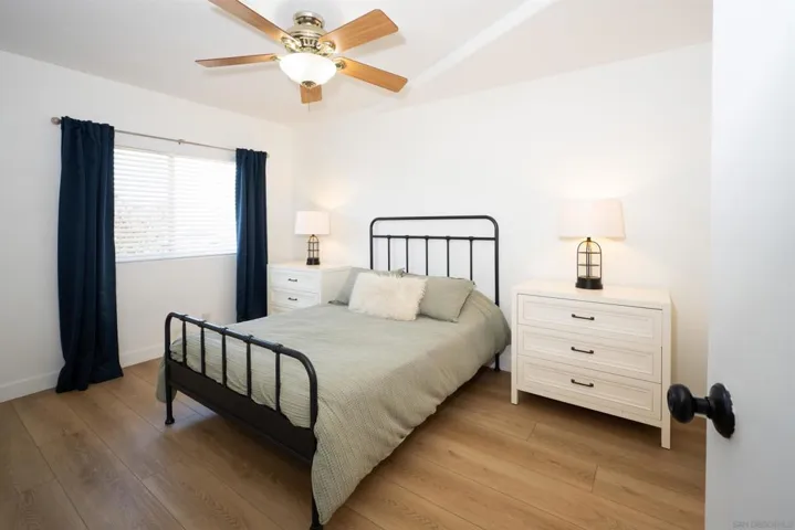 This bedroom has a new en-suite bathroom.