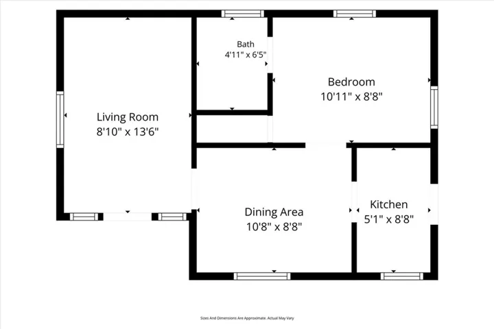 725 E 1/2 40th Pl  - Floor Plan