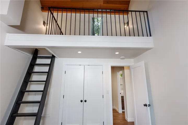 Bedroom Two with loft space.