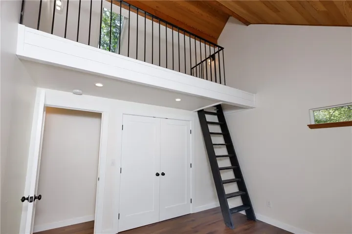 Bedroom One with loft space.