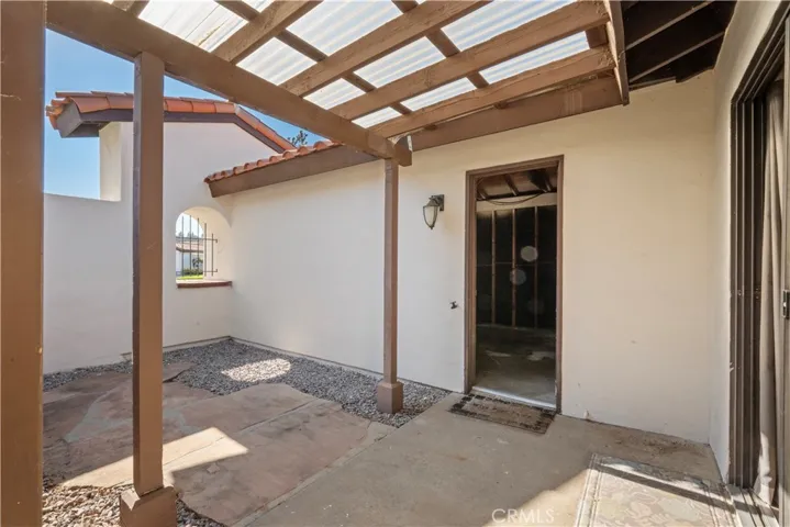 Enclosed patio
