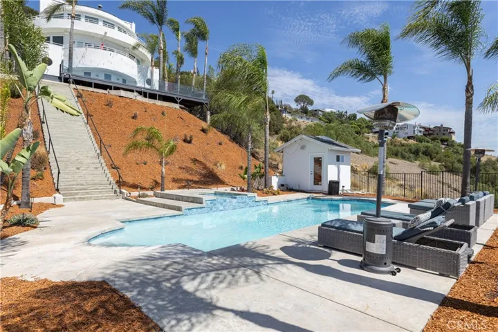 Freshly refinished pool.
