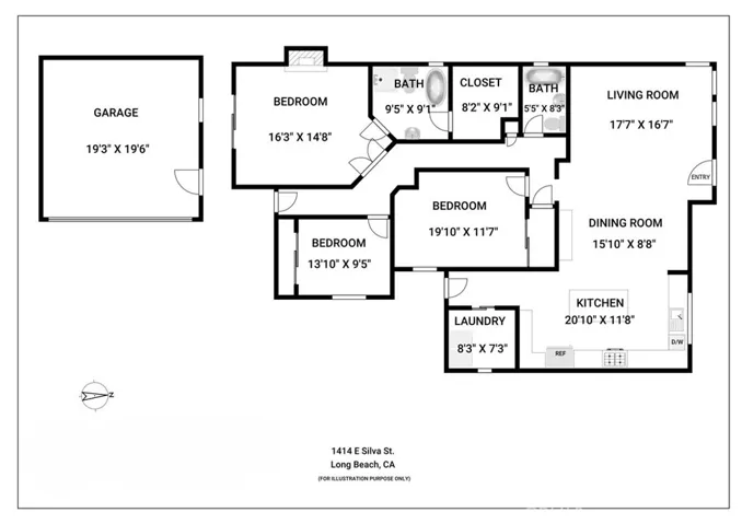 1414 E Silva, Long Beach, California 90807