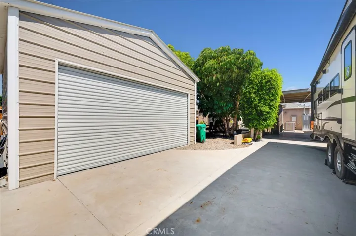 Two car garage