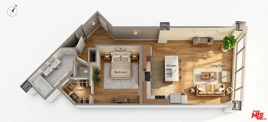 1100 Wilshire Boulevard 1805, Los Angeles, California 90017