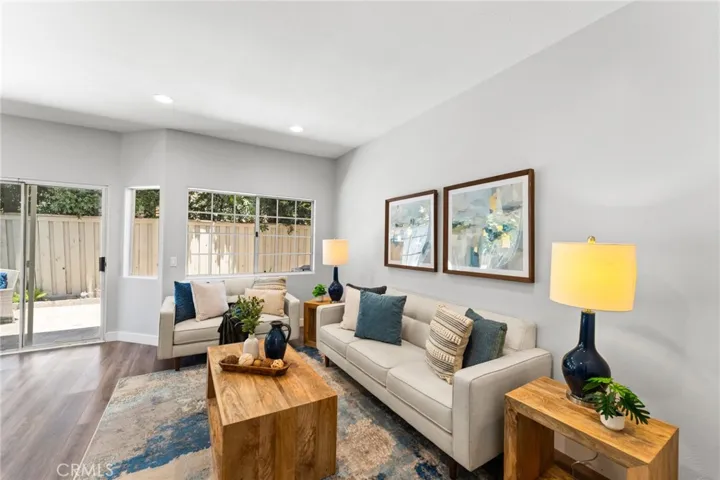 Family Room opens to the back yard.