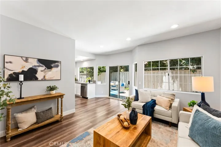 Family Room open to Kitchen