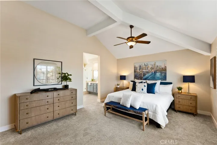 Primary bedroom with ensuite.