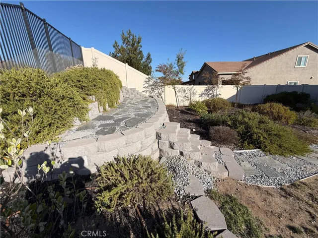 Back yard terrace