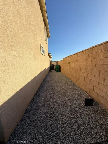 Side Yard for trash and storage
