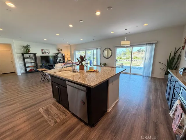 Kitchen toward Living Rooom and Dining