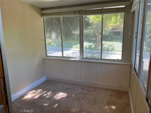 Here's the enclosed patio off bedroom 2.