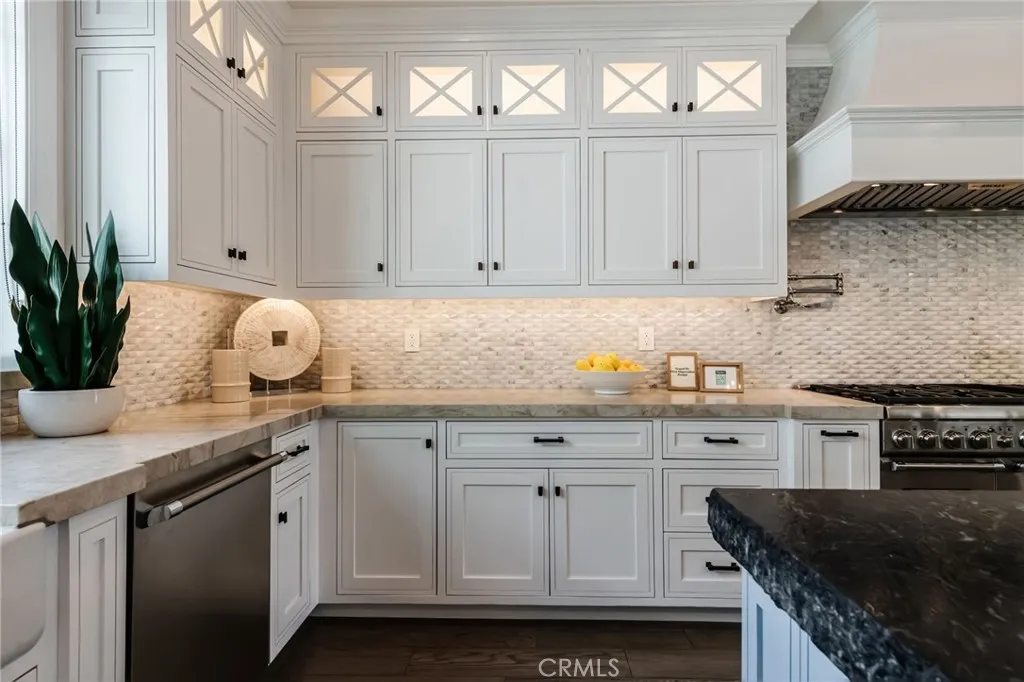 In the kitchen you will find an abundance of cabinetry and counter space