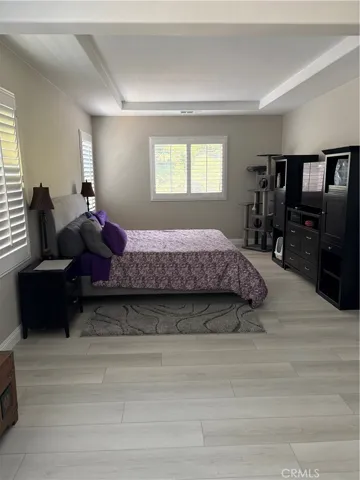 Master Bedroom with Recessed Ceiling.