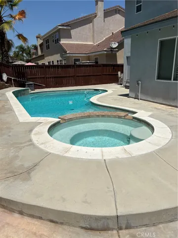 Pool & Jacuzzi just of the House Sliding Door & freshly Refurbished.