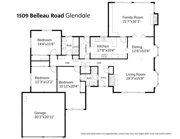 1509 Belleau, Glendale, California 91206