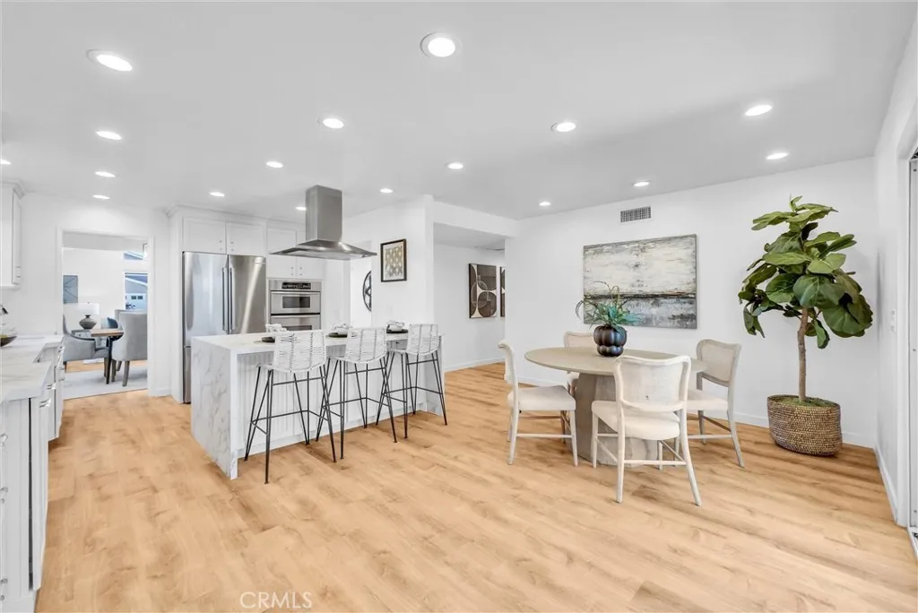 The expansive kitchen has additional living space that could be used for casual dining or as a secondary living space to suit your lifestyle.