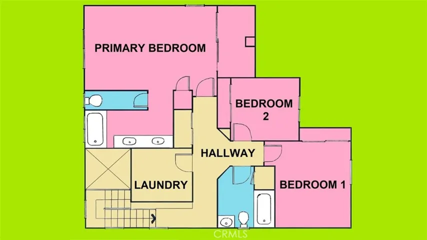 Second Floor Floor Plan (Not to Scale)