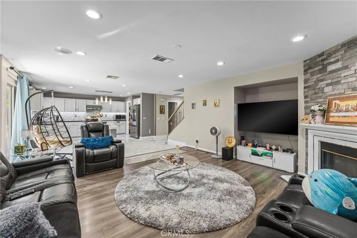 Convenient wet bar or secondary dining area perfect for gatherings.