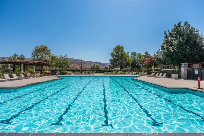 Spacious community swimming pool perfect for lap swimming and recreation.
