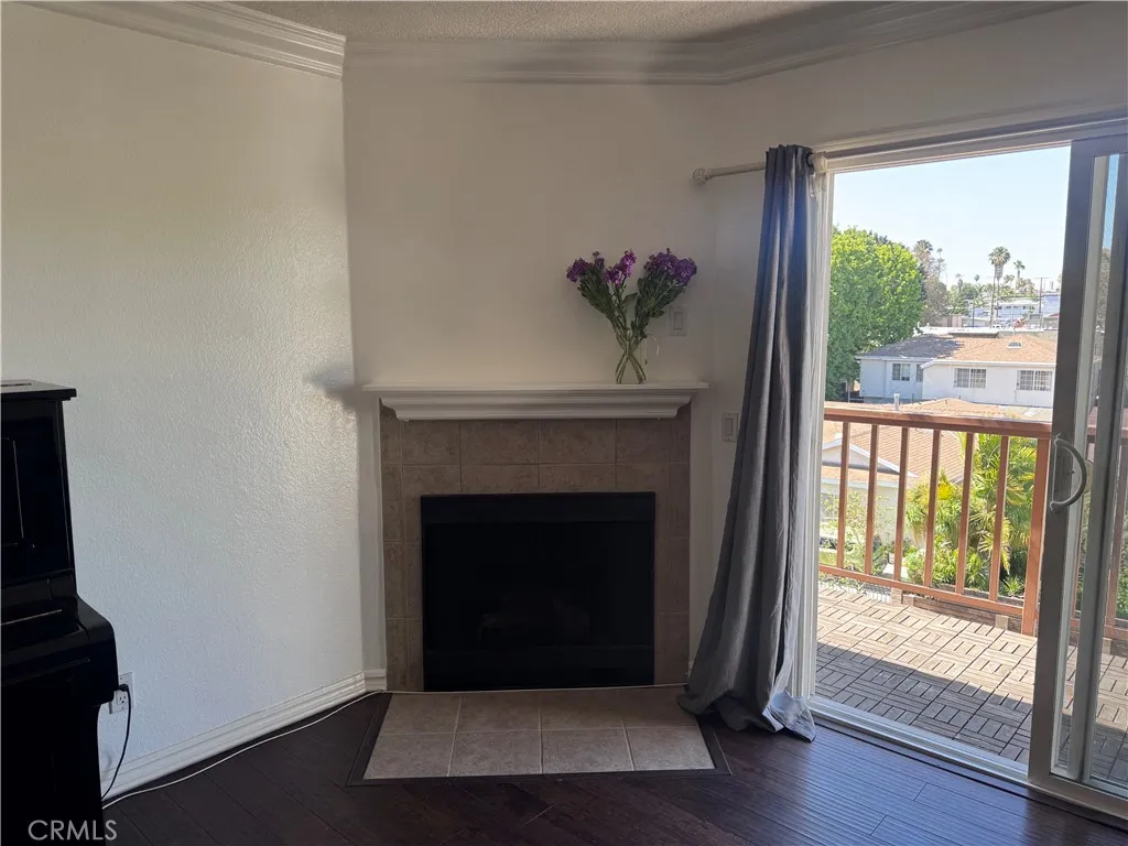 Fireplace in living room