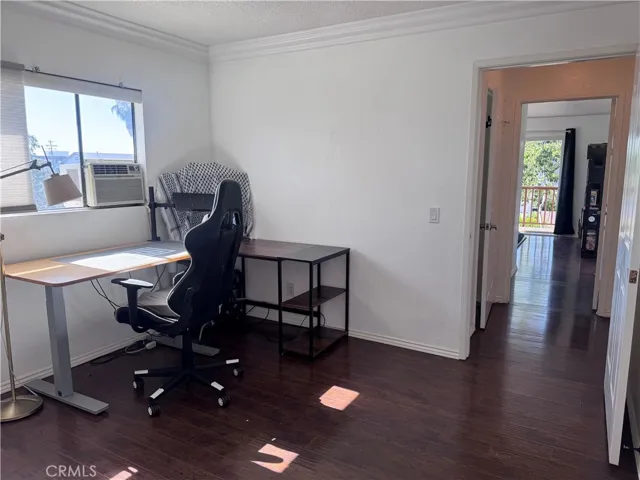 Bright and sunny, large  primary bedroom with walk in closet and en suite full bath