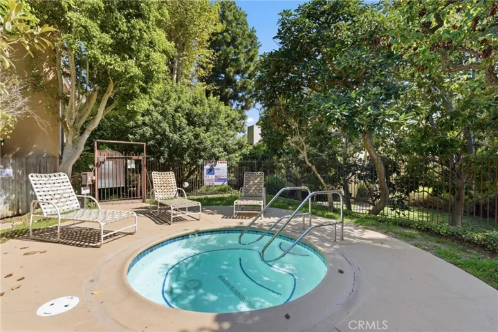 One of the multiple hot tubs