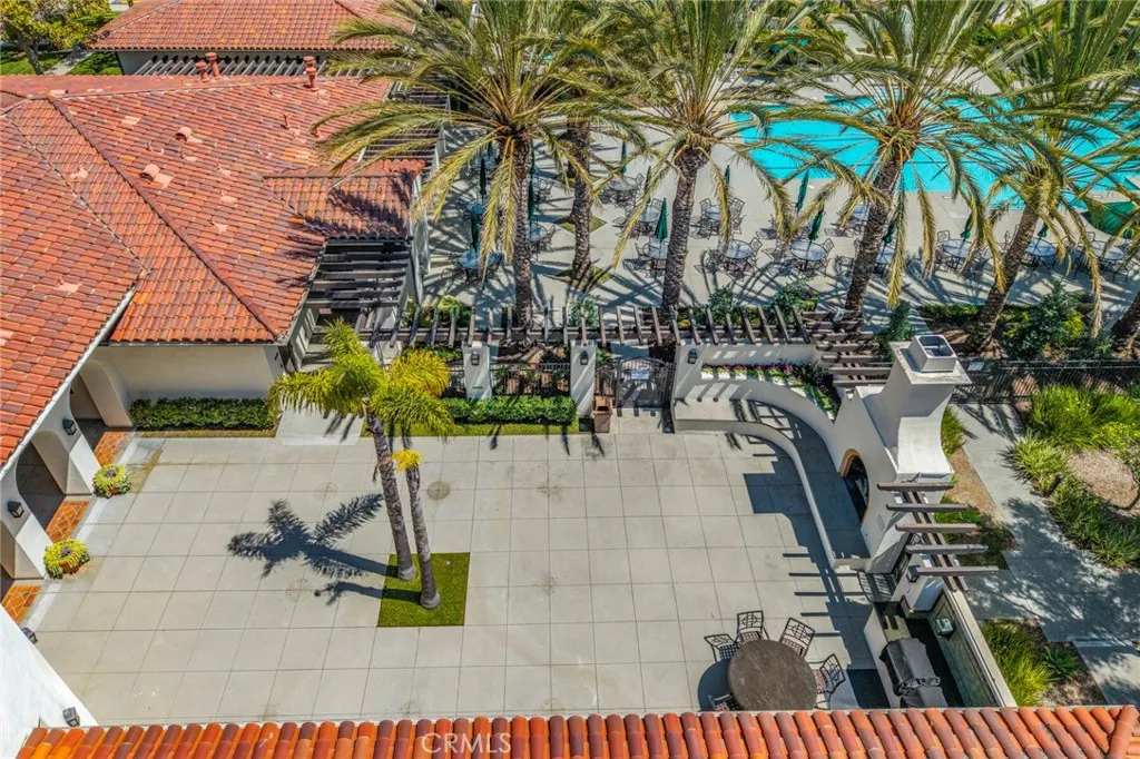 Community events like music by the pool happen here at the community center