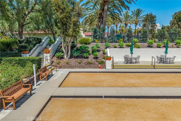 The Gallery's bocce ball courts