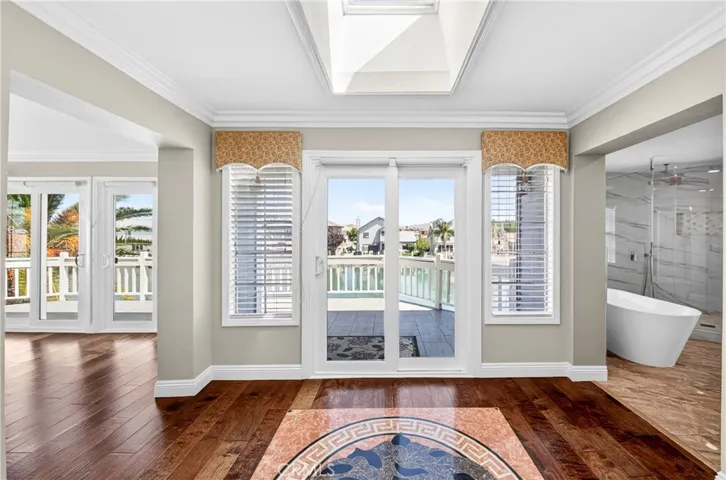 Balcony off primary suite