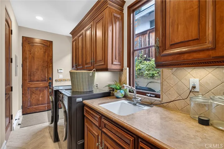 Laundry area