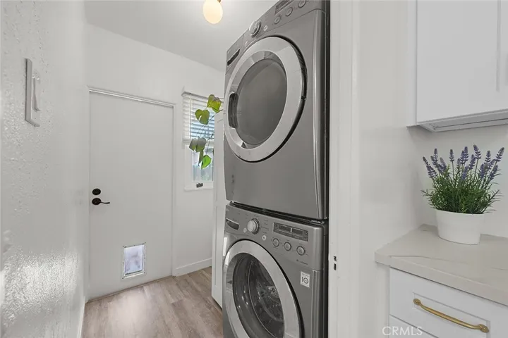 Main house Laundry area and door to back yard