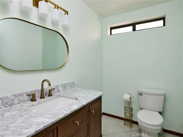 first floor half bath