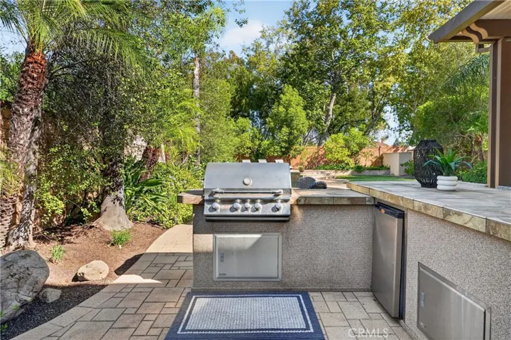Built in BBQ