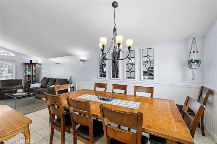 Dining room fits extra large table