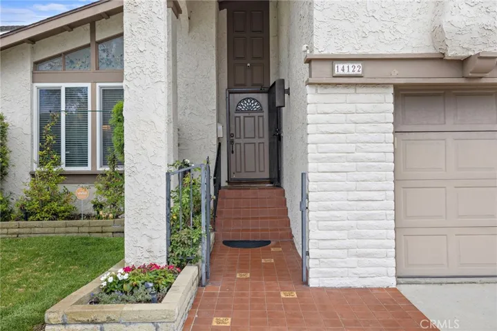 Spanish tile entry