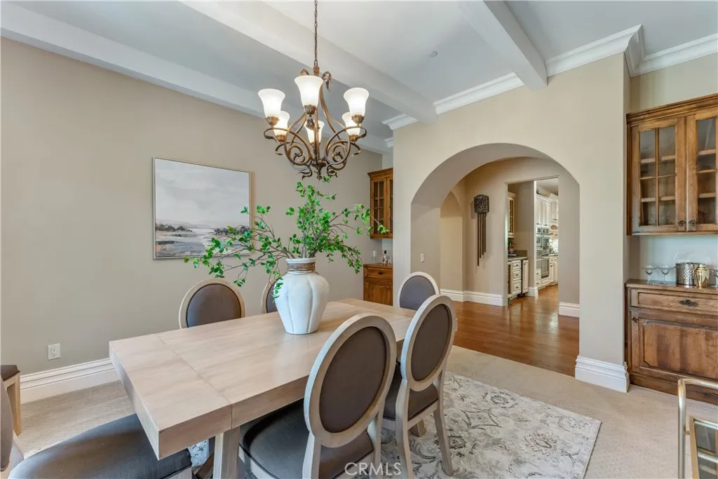Built in Cabinets in the Dining Room