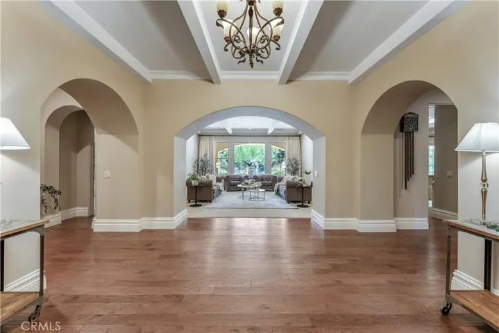 Entrance as you walk in the front door.