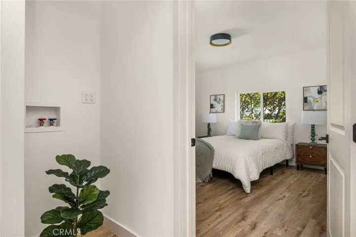 Laundry in hall and garage