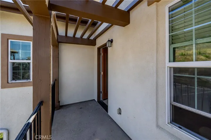 Enjoy the outdoors on a private balcony. What a great spot for a morning cup of coffee or take a moment for yourself.